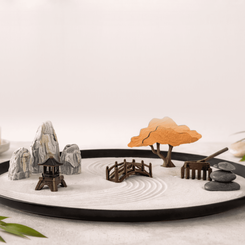 klassischer zengarten versus tisch-zen-garten