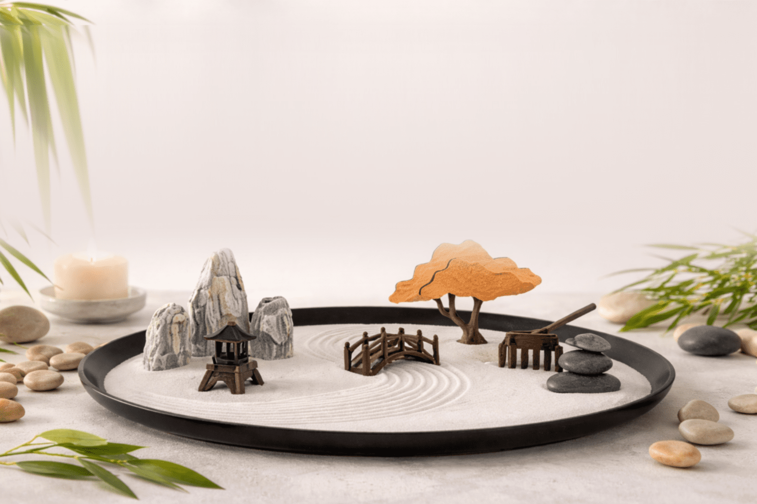 klassischer zengarten versus tisch-zen-garten