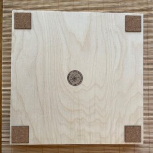 Großes handmade Zen-Garten-Set aus FSC-Holz  mit Buddha, Torii, Brücke, Moos und Holz-Harke- nachhaltig & umweltfreundlich hergestellt – Bild 9