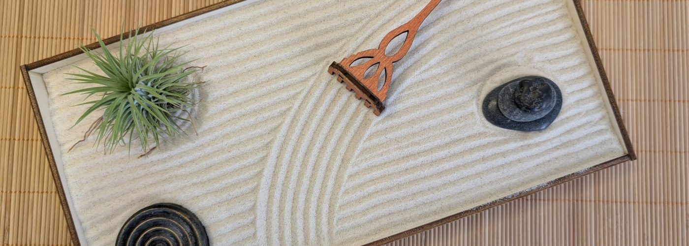 Kleiner heller Zengarten ZGM Vogelperspektive